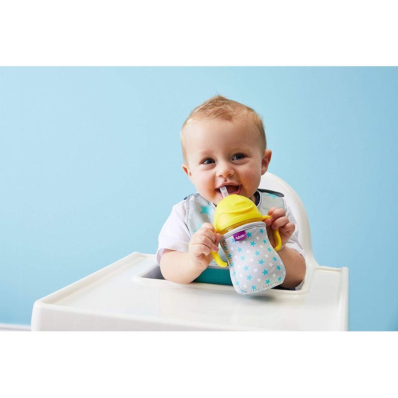 Śliniak dla niemowlaka w saszetce, Star Burst, b.box