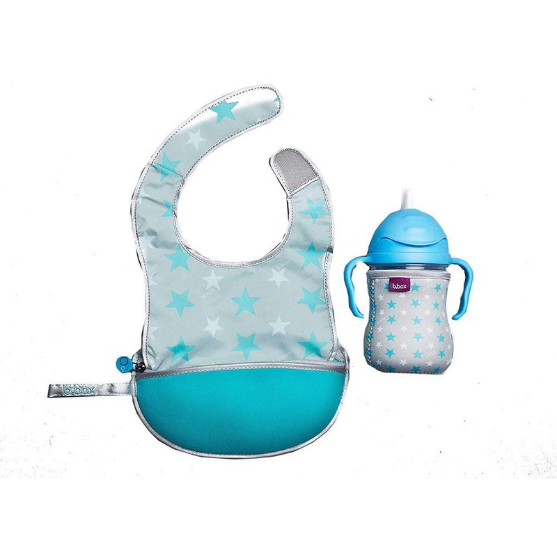 Śliniak dla niemowlaka w saszetce, Star Burst, b.box
