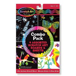 Melissa&Doug® - Zdrapka zestaw do grawerowania 4w1