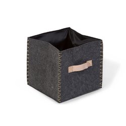 CHILDHOME - Składane pudełko filcowe 40 x 40 x 60 cm Anthracite/Gold