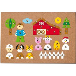 Woody - Wbijanka - przybijanka korkowa wiejskie zwierzątka