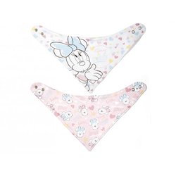 Lulabi - Apaszka Bawełniana, Myszka Minnie, 4m+, 2 szt