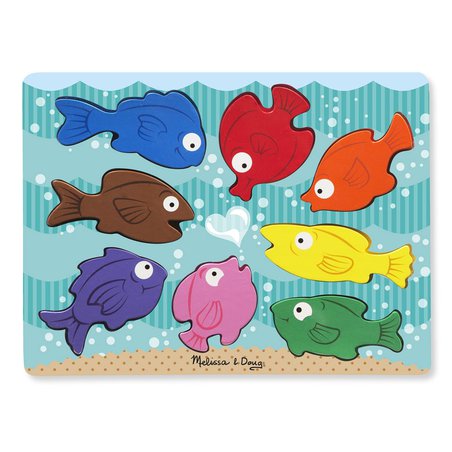 Melissa&Doug® - Układanka puzzle 3D– Kolorowe rybki