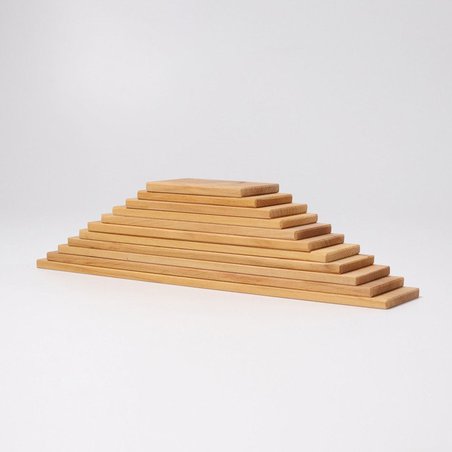 Drewniane Płyty do budowania, kolekcja naturalna 1+, Grimm's