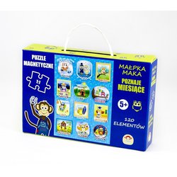Maka Kids - Puzzle Magnetyczne Miesiące