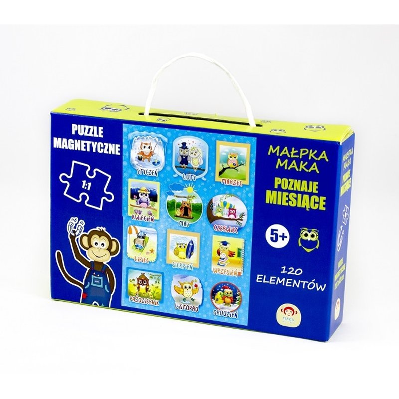 Maka Kids - Puzzle Magnetyczne Miesiące