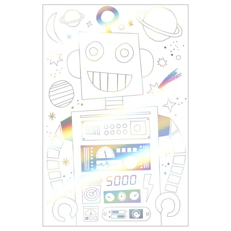 Meri Meri - Plakaty-kolorowanki Kosmos