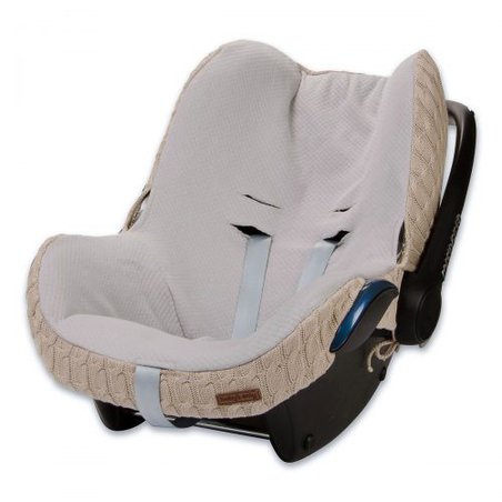 Baby's Only, Cable Beige Ochraniacz na fotelik samochodowy 0+, beżowy,  WYPRZEDAŻ -50% BABY'S ONLY