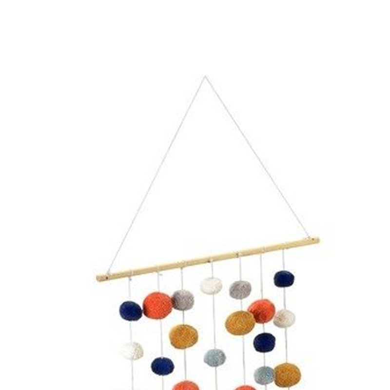 Wiszące pompony - dekoracja, Kikadu