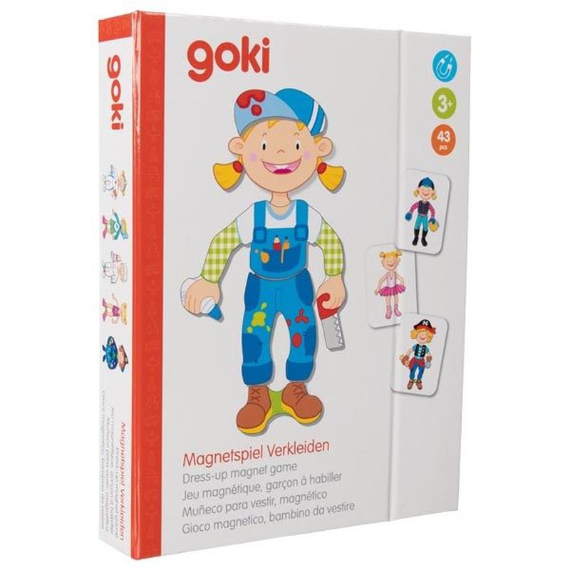 Goki® - Magnetyczna przebieranka Dziewczynka, Goki