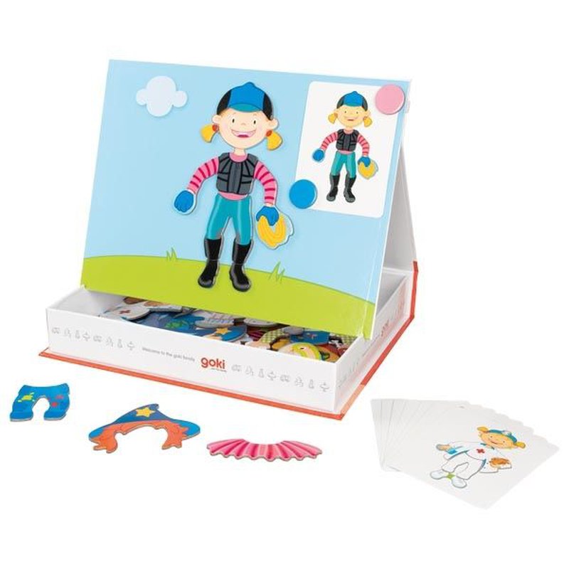 Goki® - Magnetyczna przebieranka Dziewczynka, Goki