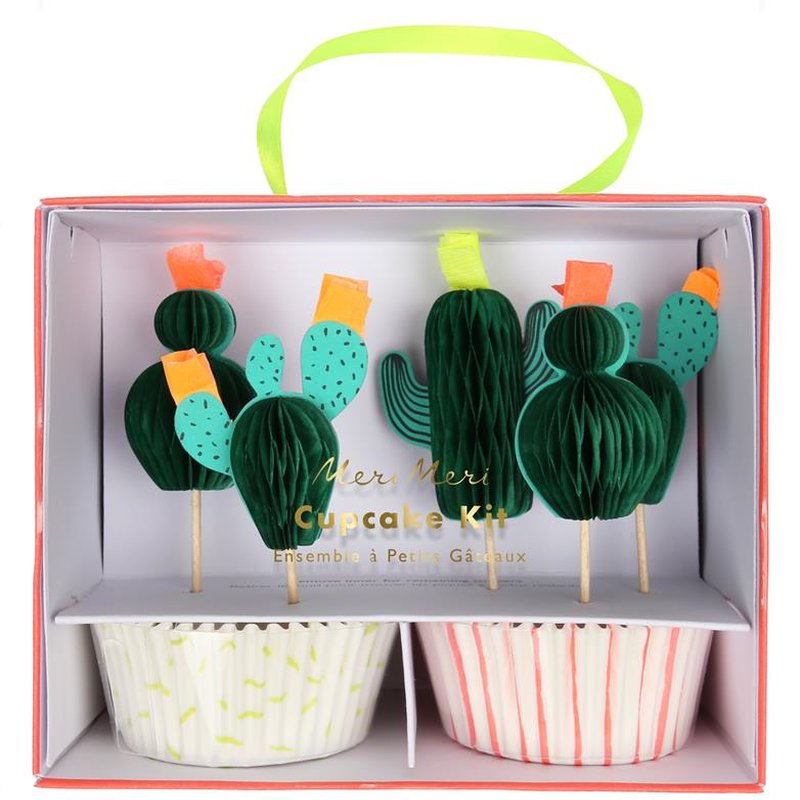 Meri Meri - Zestaw do babeczek Kaktus