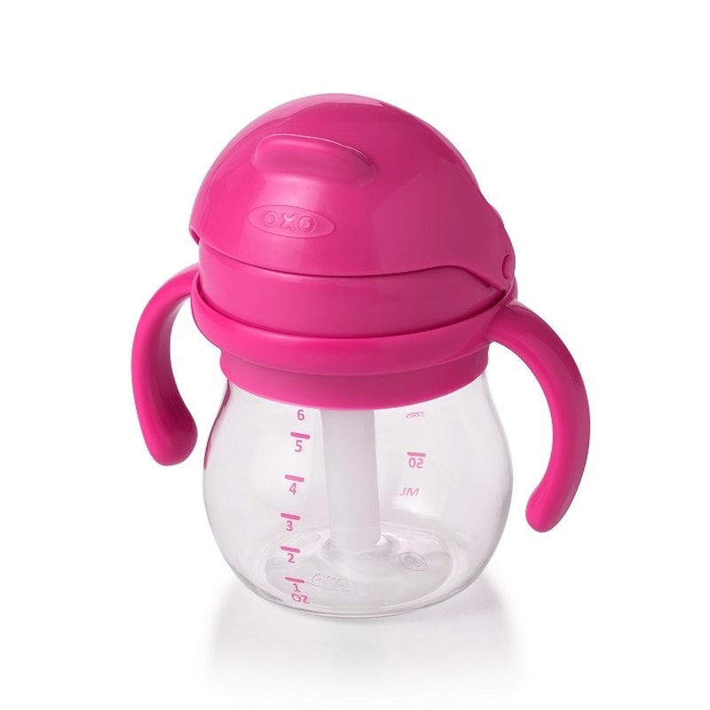 OXO Transitions Kubek ze Słomką 4m+ Pink