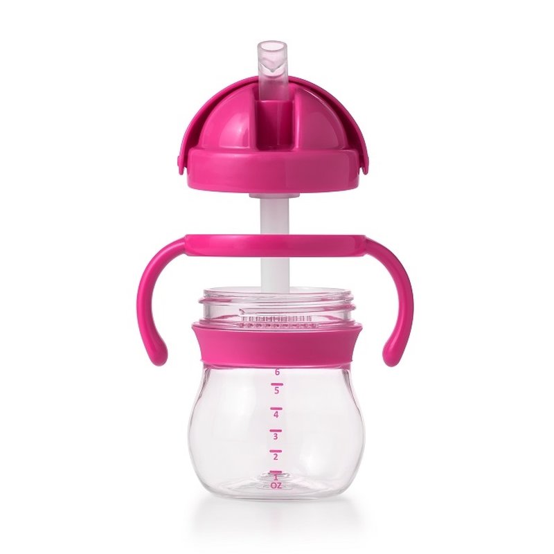 OXO Transitions Kubek ze Słomką 4m+ Pink