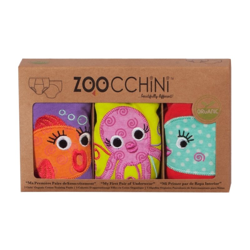 Zoocchini Majtki Treningowe Girl 3-4 Ocean