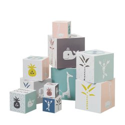 Fresk Piramida edukacyjna Alfabet i Cyfry Tropical Pink FRESK