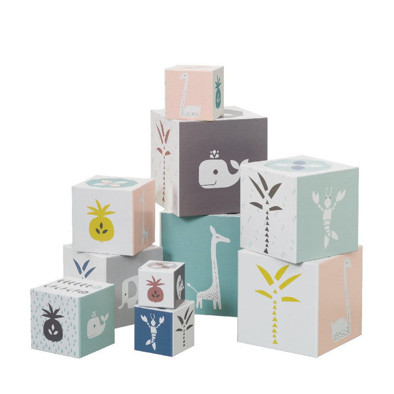 Fresk Piramida edukacyjna Alfabet i Cyfry Tropical Pink FRESK