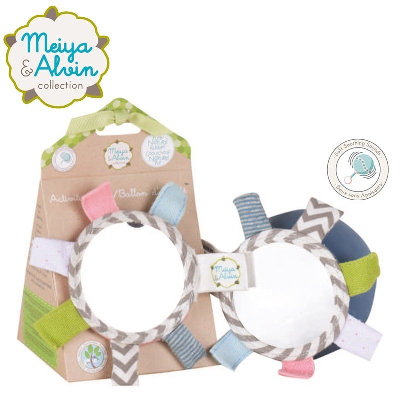 Meiya and Alvin - Meiya & Alvin - Alvin Elephant Active Ball with Mirror and Rattle