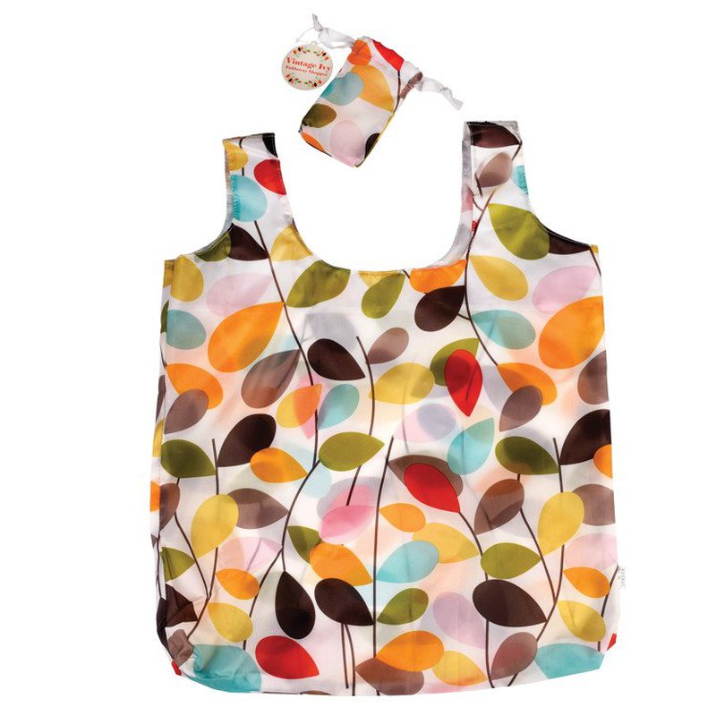 Zwijana torba na zakupy, Listki, Rex London