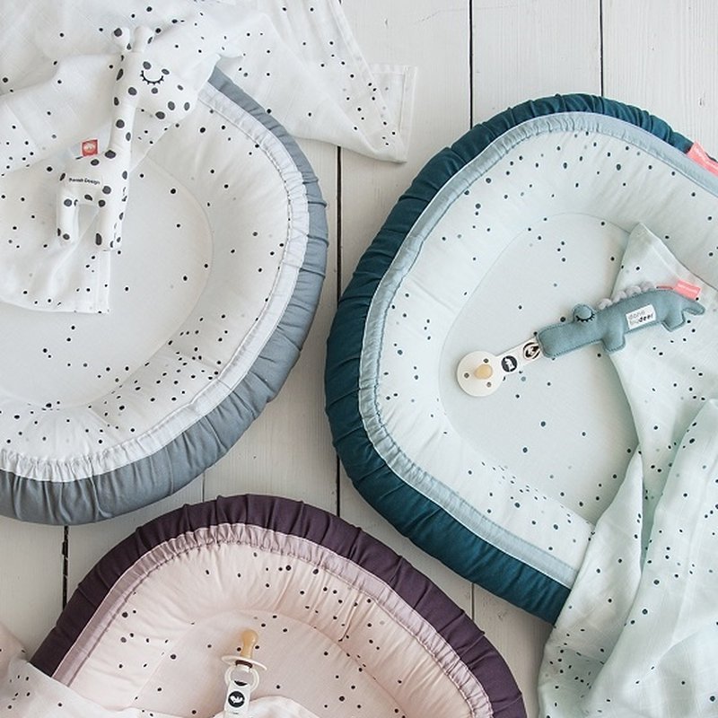 Done by Deer Dreamy Pieluszka 2szt Blue