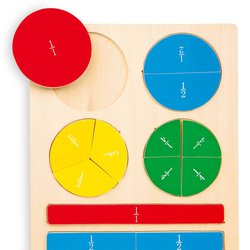 Sfd - Puzzle ułamki - pomoc dydaktyczna dla dzieci