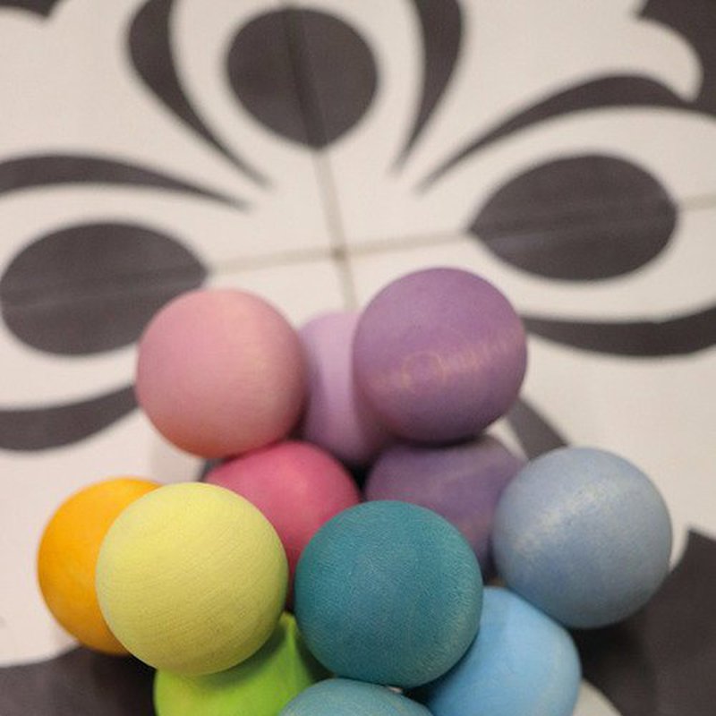 Perełki do chwytania 0+, pastelowe, Grimm's