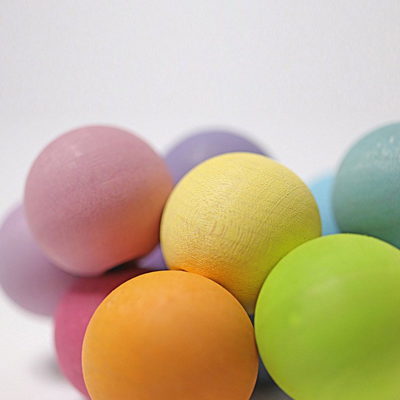 Perełki do chwytania 0+, pastelowe, Grimm's