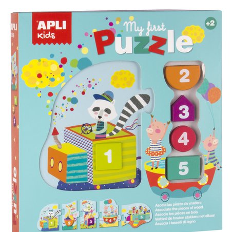 Moje pierwsze puzzle Apli Kids - Pociąg 2+
