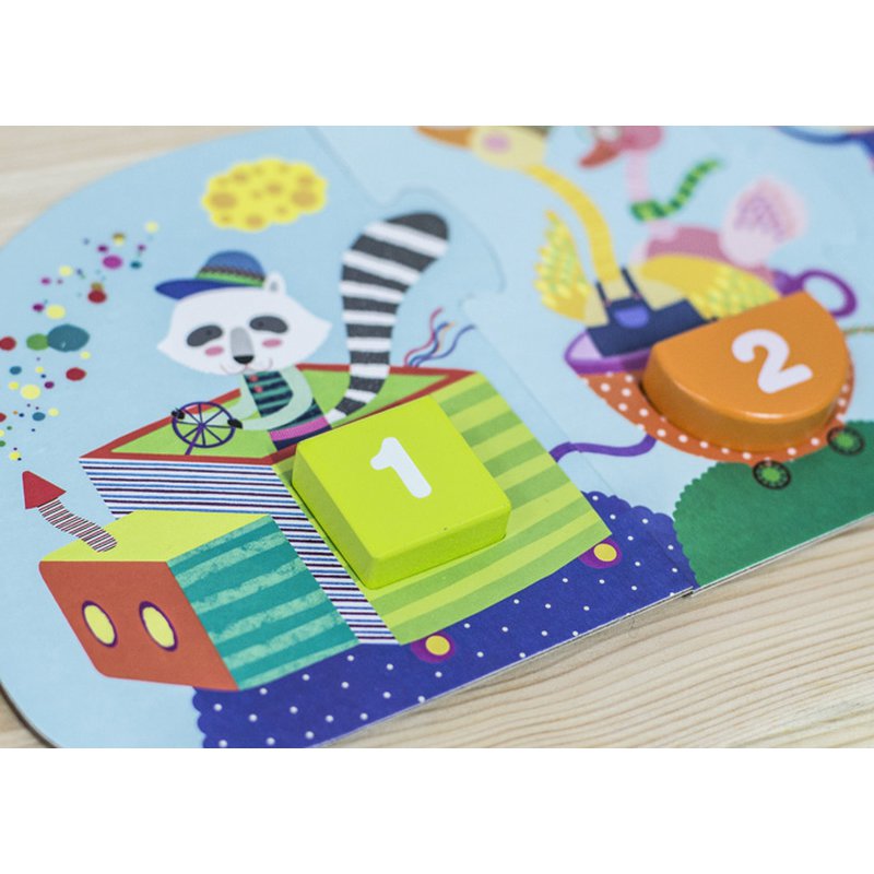 Moje pierwsze puzzle Apli Kids - Pociąg 2+