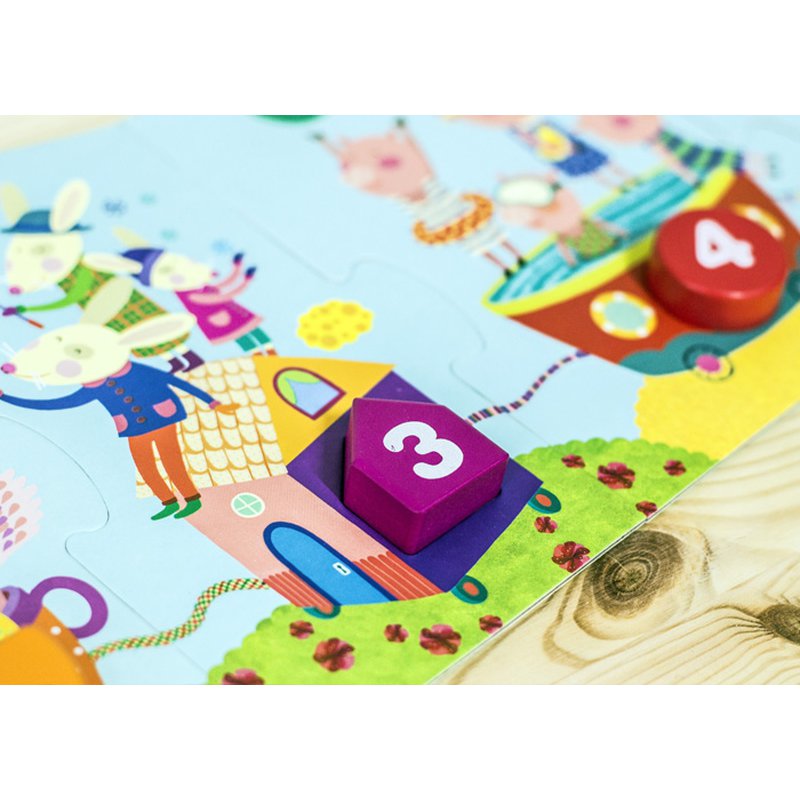 Moje pierwsze puzzle Apli Kids - Pociąg 2+