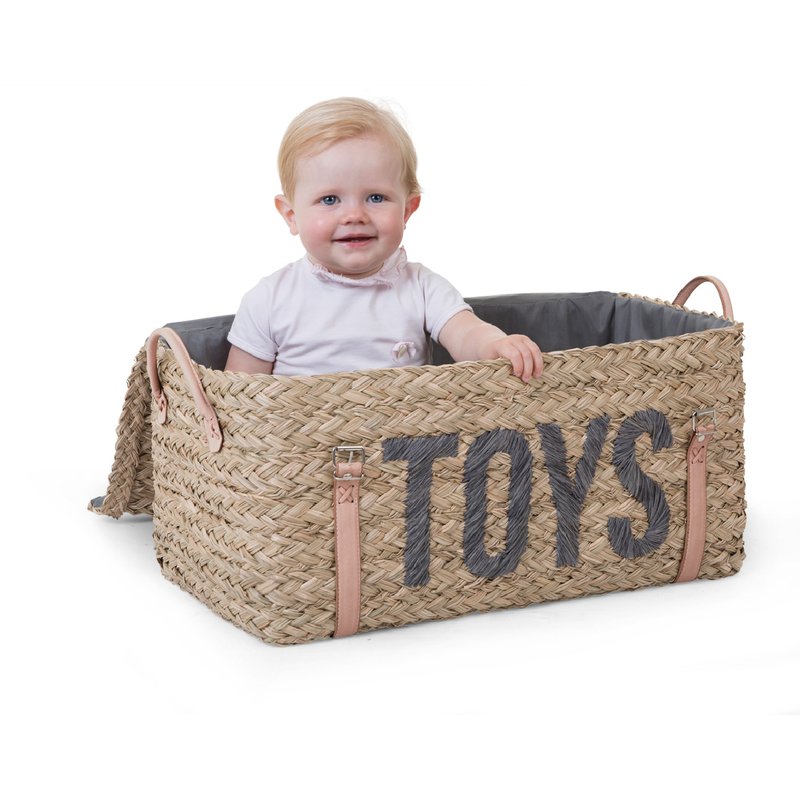 CHILDHOME - Rattanowe Kosze na pasek zestaw 2 szt.