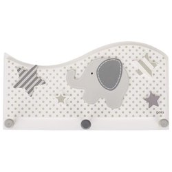 Goki® - Goki - Wieszak na ubrania szary słoń