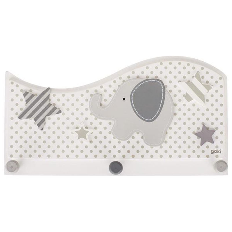 Goki® - Goki - Wieszak na ubrania szary słoń
