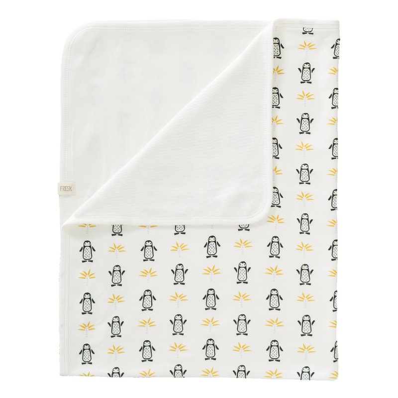 Fresk Kocyk z bawełny organicznej 80 x 100 cm Pingwin FRESK