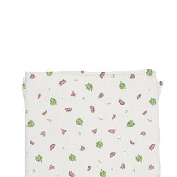 Baby Bites Pieluszka muślinowa 120 x 120 cm Watermelons White BABY BITES