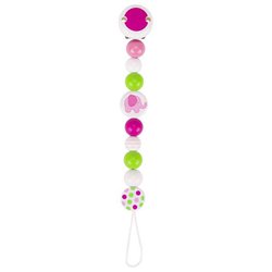 Heimess - Zawieszka do smoczka Słonik różowy