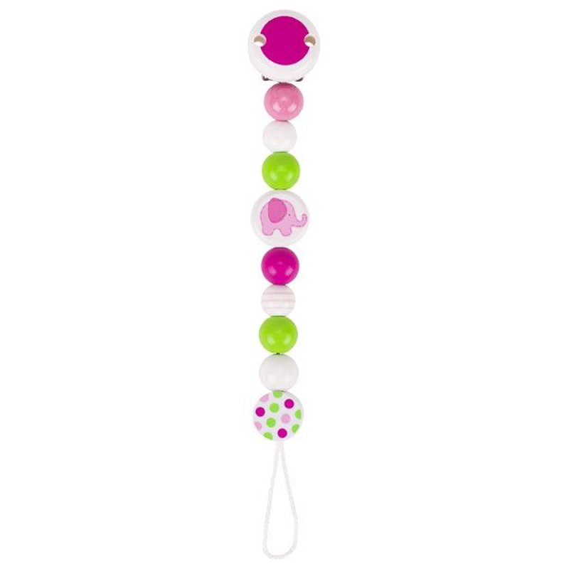 Heimess - Zawieszka do smoczka Słonik różowy