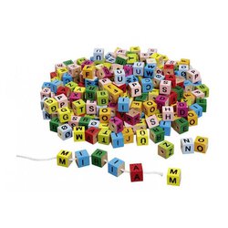 Goki® - GOKI Kolorowe literki do nawlekania