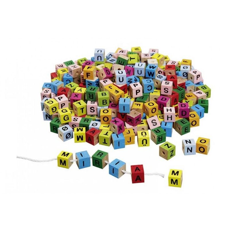 Goki® - GOKI Kolorowe literki do nawlekania