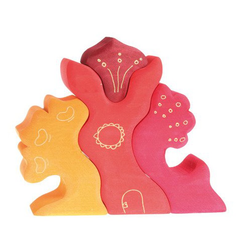 Kształty leśne 1+, czerwone, Grimm's