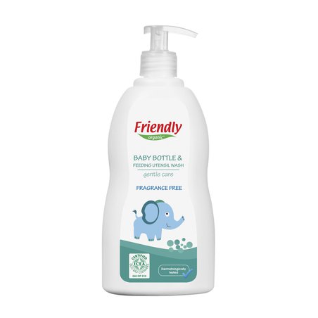 Friendly Organic, Płyn do mycia butelek dziecięcych, bezzapachowy, 500ml Dispenser FRIENDLY ORGANIC