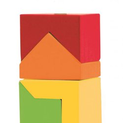 Woody - Kolorowa wieża do układania na paliku