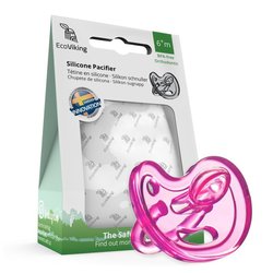 Eco Viking Anatomiczny Smoczek Uspokajający SiliMed Pink wiek 6m+
