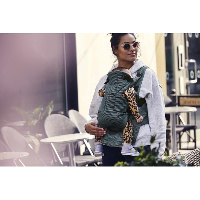 BABYBJORN MOVE 3D Mesh - nosidełko, Zielony
