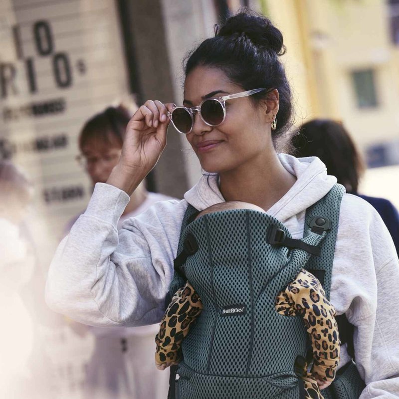 BABYBJORN MOVE 3D Mesh - nosidełko, Zielony