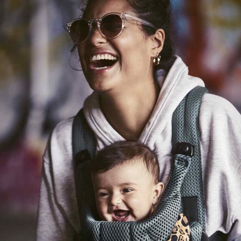 BABYBJORN MOVE 3D Mesh - nosidełko, Zielony