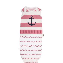 Baby Bites Śpioszki Baby Gown Sailor (0-3 miesięcy) Pink BABY BITES