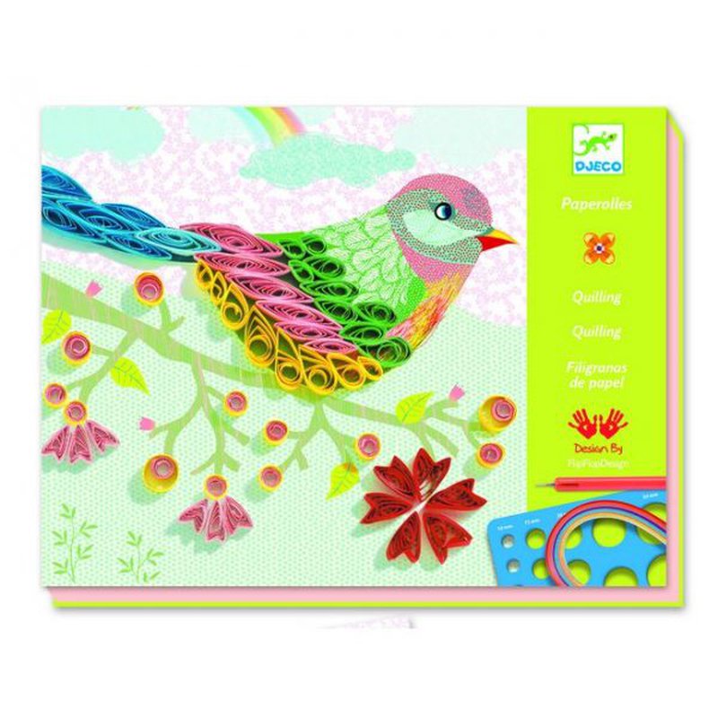 Djeco - Zestaw artystyczny PORY ROKU Quilling DJ08621