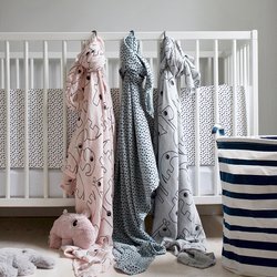 Done by Deer Dots Otulacz 2 szt Blue