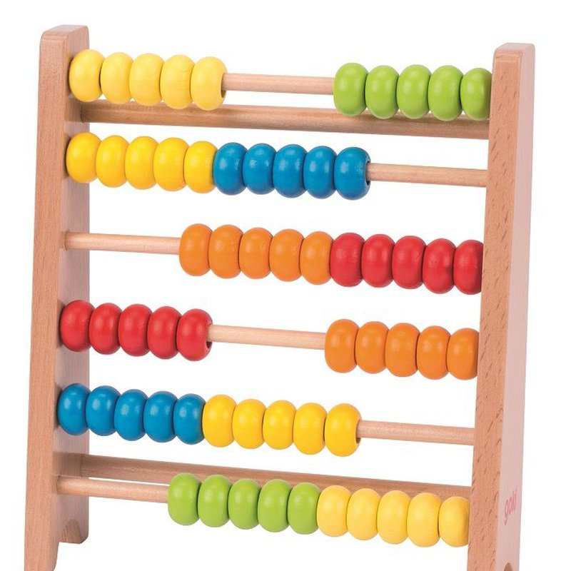 Goki® - Goki - Małe kolorowe liczydło drewniane